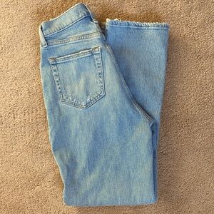 Abercrombie and Fitch high rise dad jeans 
Size 0
Length 25